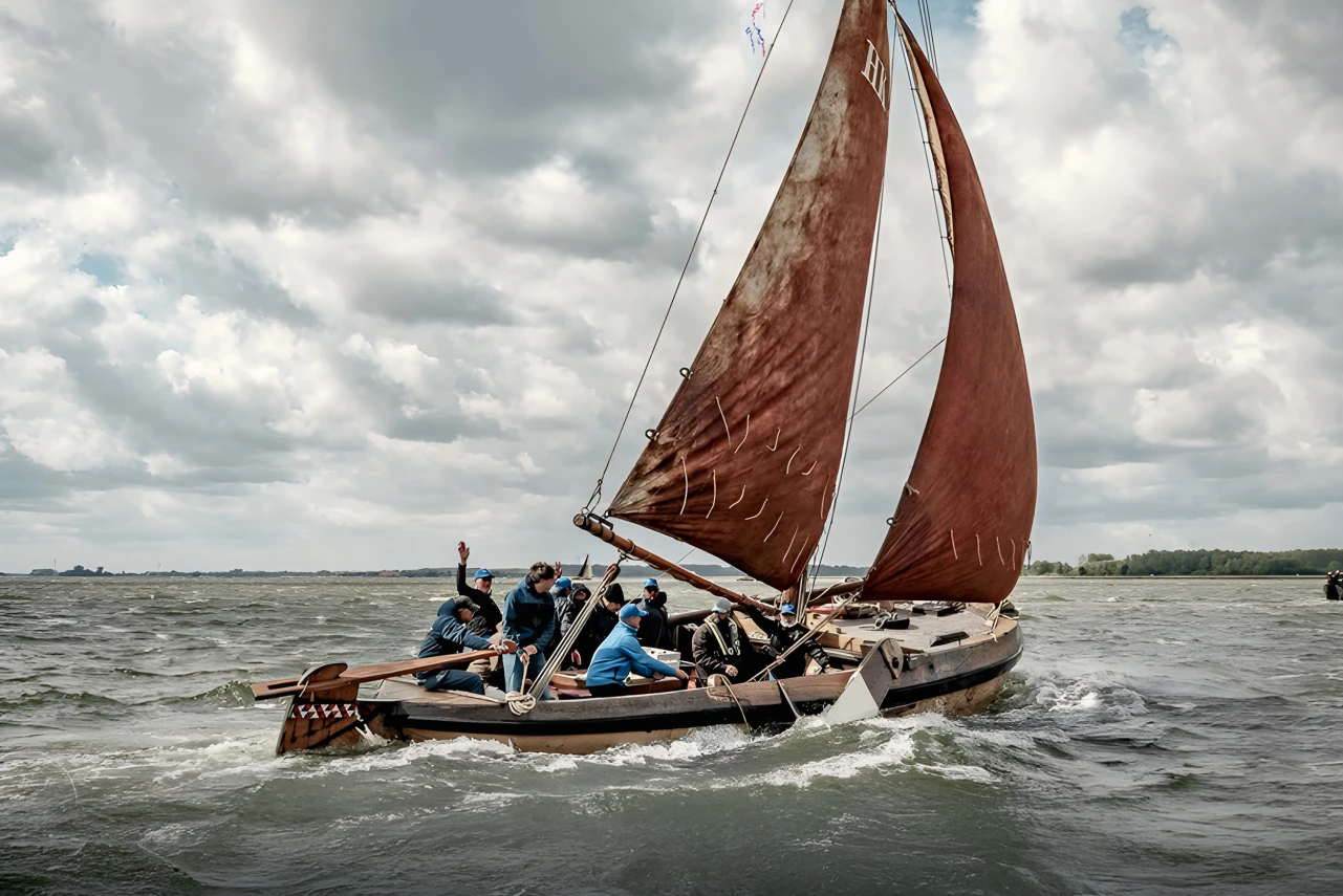 Botterwedstrijd en BBQ op het eiland Doe mee met een spannende botterrace op het Veluwemeer! Zeilervaring niet vereist, aan boord van ieder schip is.